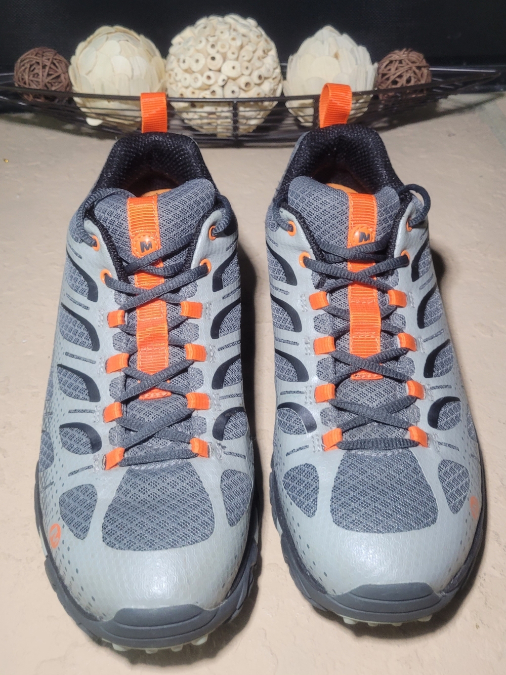 Size 9 Merrell Moab 3 Hiking Edge Granite Grey Vibram Men Shoes J35427